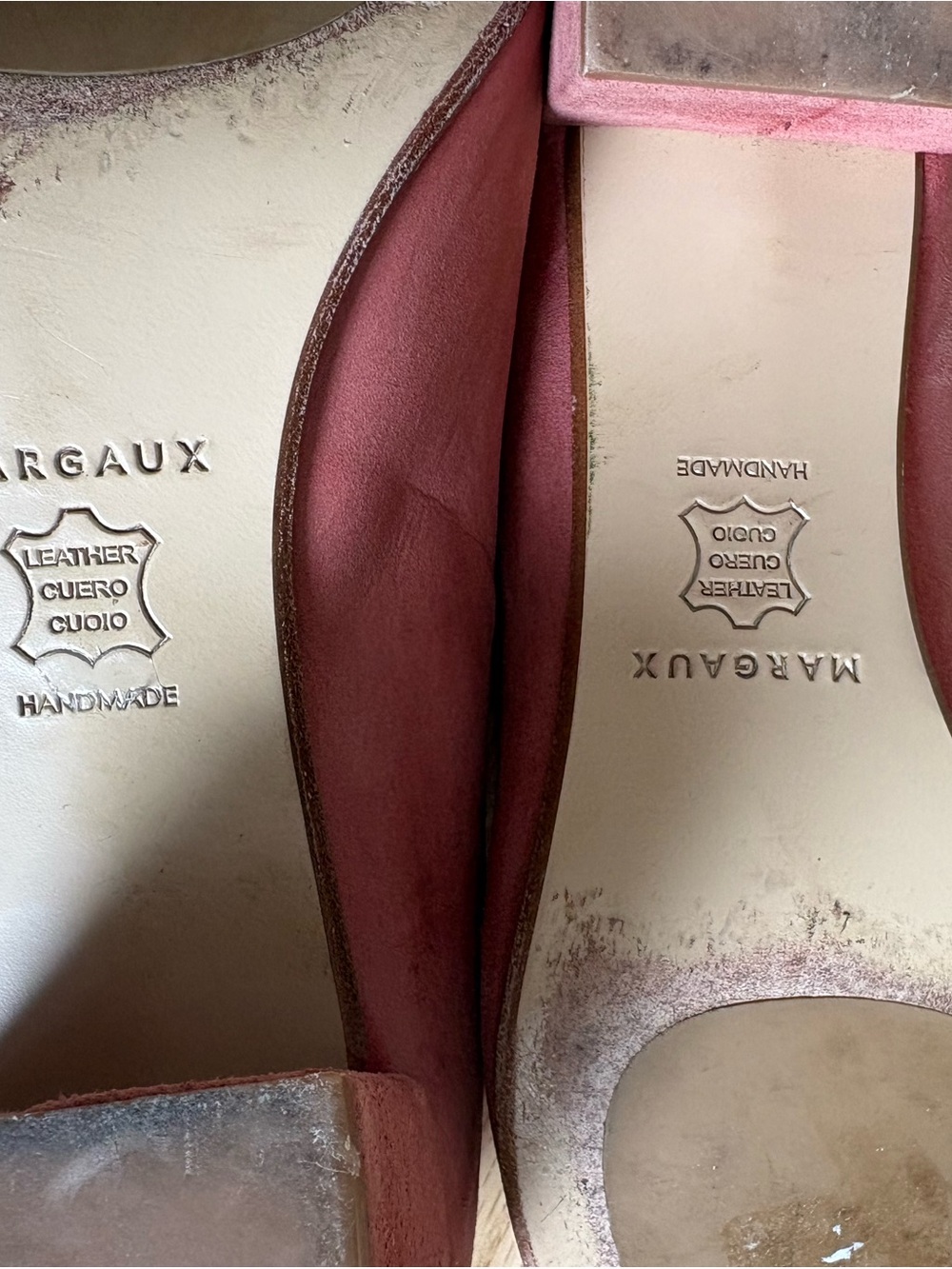Margaux Suede Block Heel Pumps in Rose Pink - Picture 9 of 10